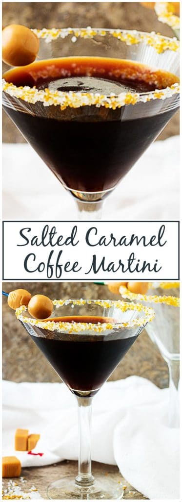 Salted Caramel Coffee Martini