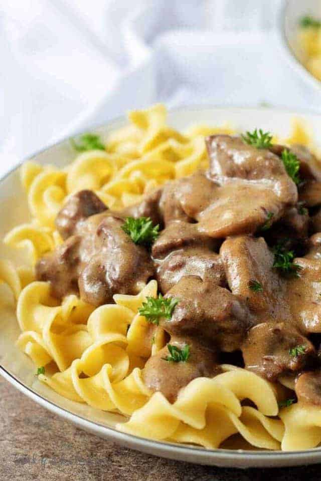 Instant Pot Beef Stroganoff Recipe