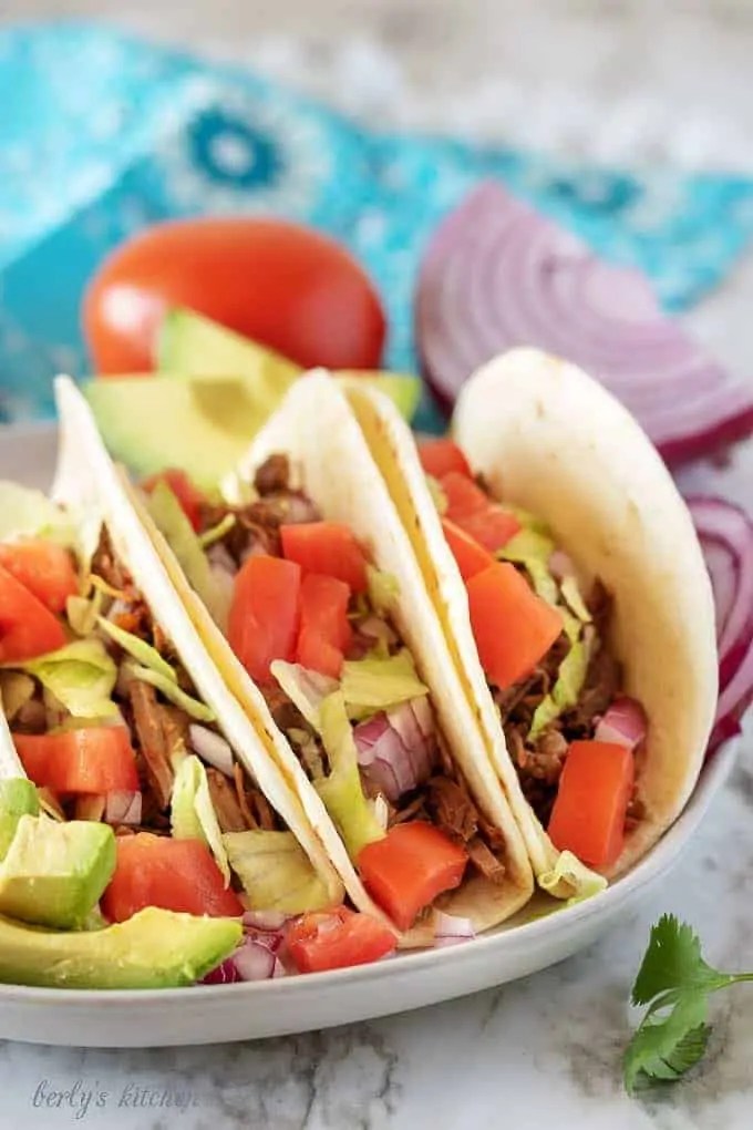 Instant Pot Shredded Beef Tacos