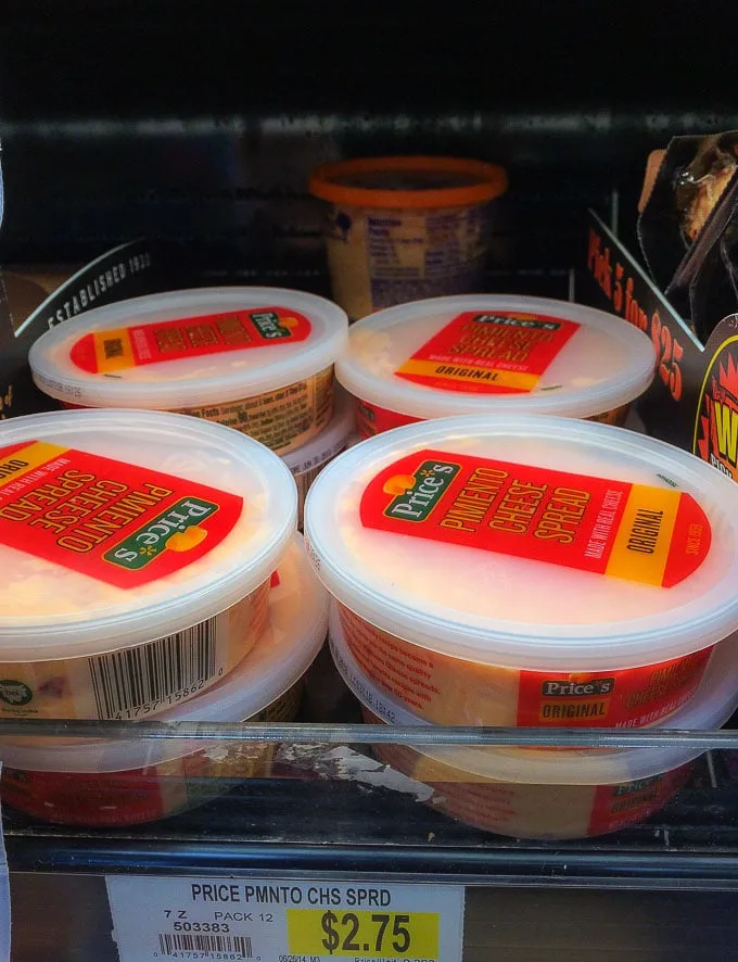 The price's pimiento cheese spread at your local store in meat department.