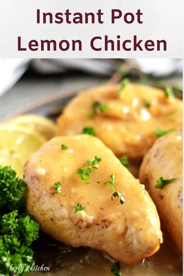 Instant Pot Lemon Chicken Recipe