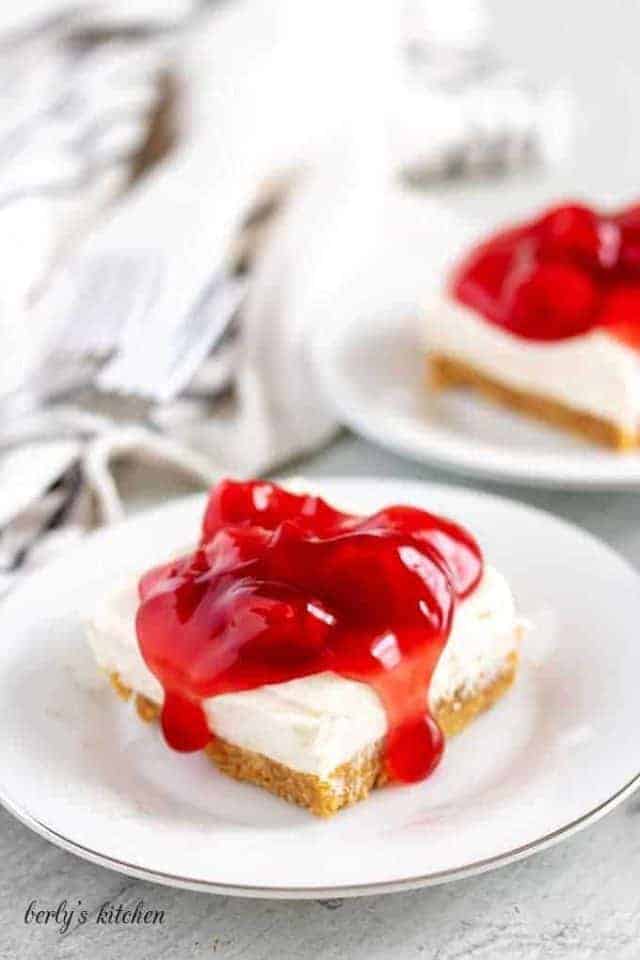 Cherry Cheesecake Bars