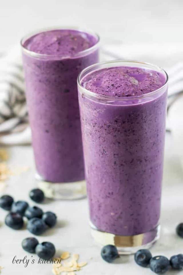 Simple Blueberry Smoothie (without Yogurt)