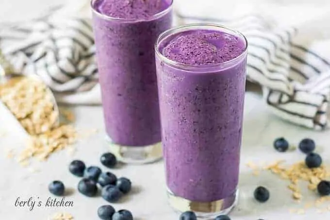 Simple Blueberry Smoothie (without yogurt) – Berly's Kitchen