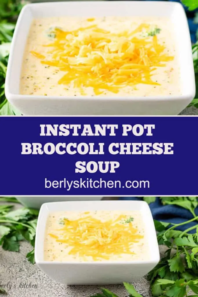 Instant Pot Broccoli Cheese Soup