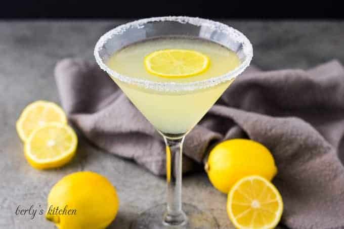 3 Ingredient Lemon Drop Martini