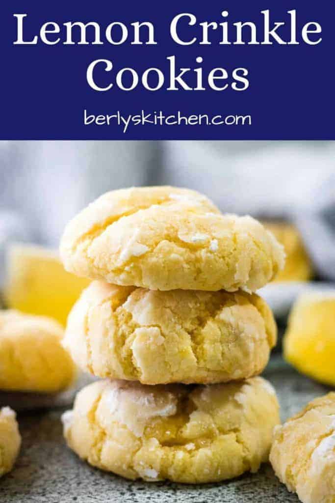 Lemon Crinkle Cookie Recipe