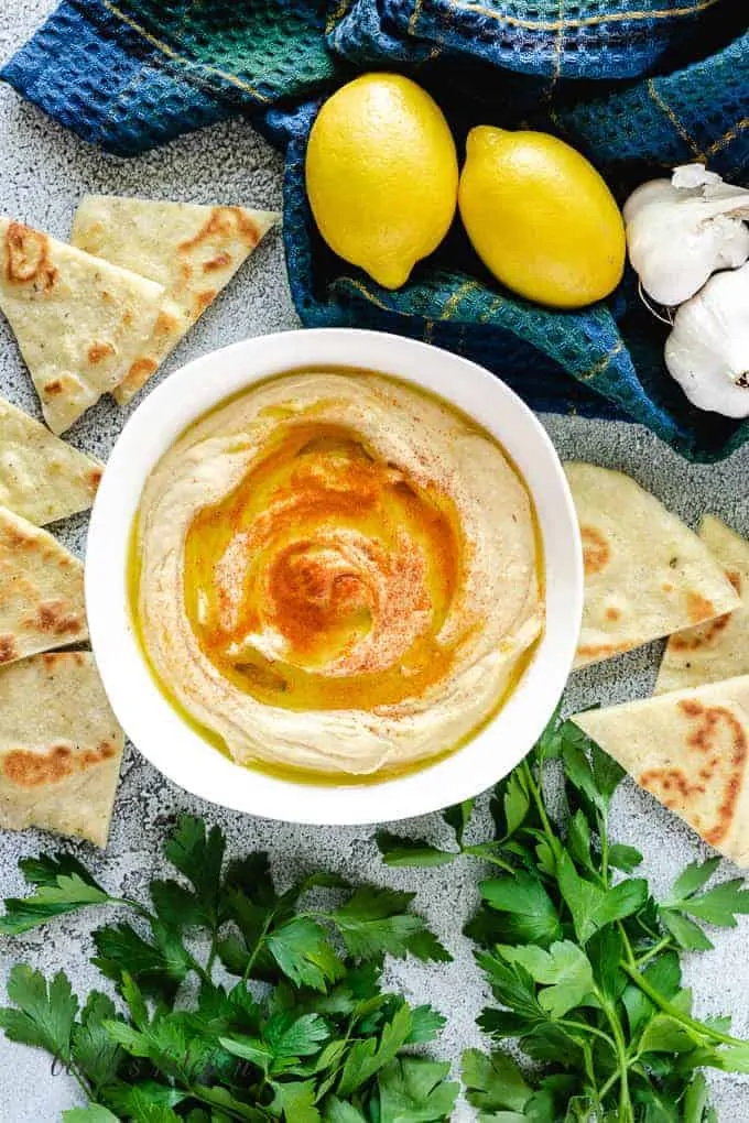 Roasted Garlic Hummus Recipe