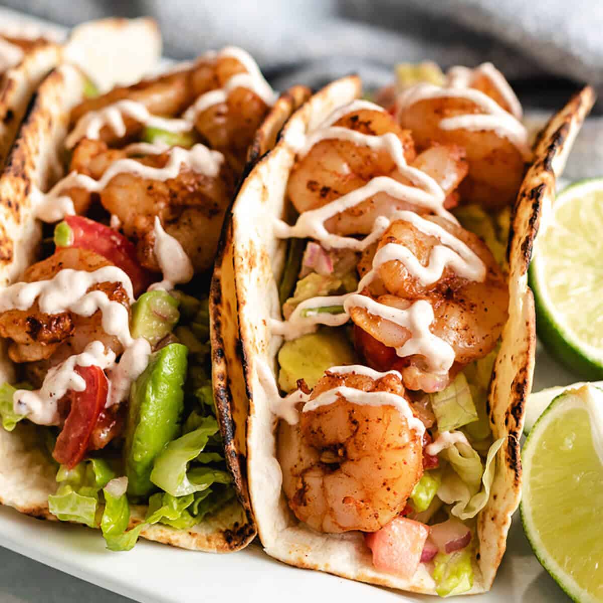 Easy Grilled Shrimp Tacos with Chipotle Sauce – Berly's Kitchen
