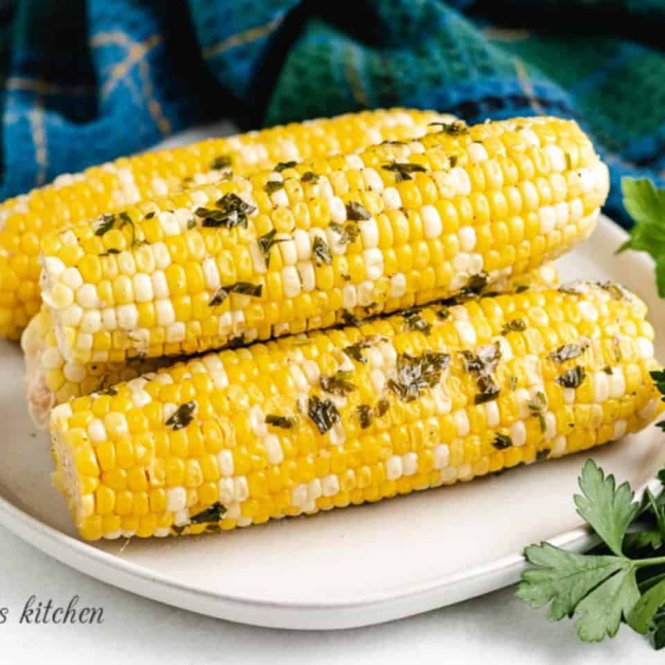 Grilled Corn On The Cob In Foil