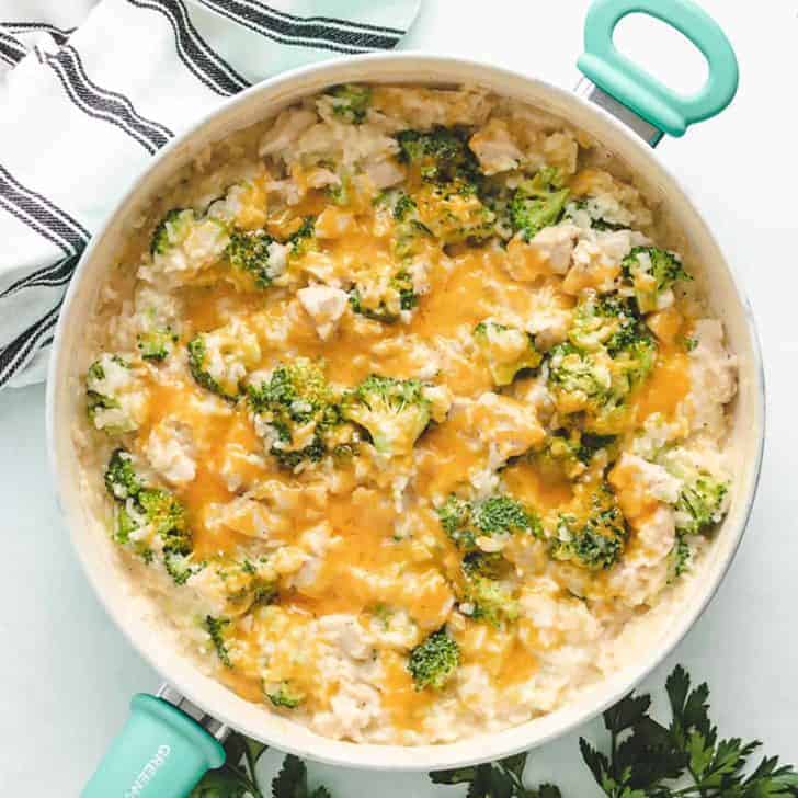 Cheesy Chicken Broccoli Rice Casserole