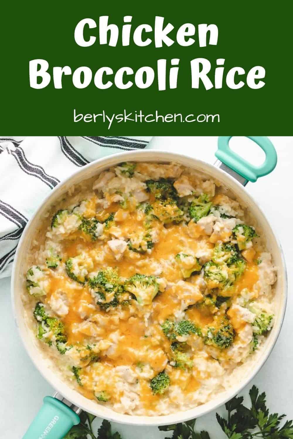 Cheesy Chicken Broccoli Rice Casserole