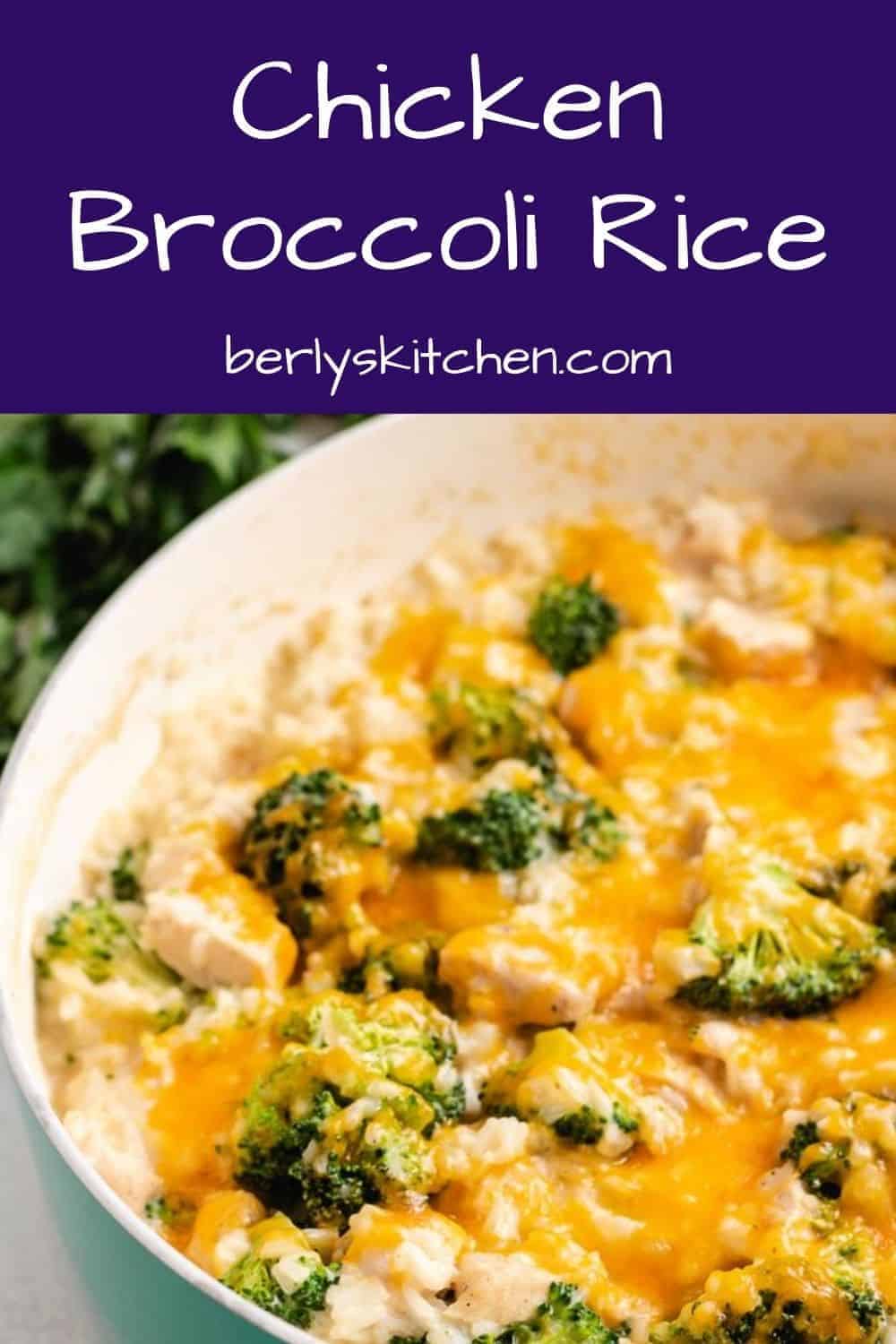 Cheesy Chicken Broccoli Rice Casserole