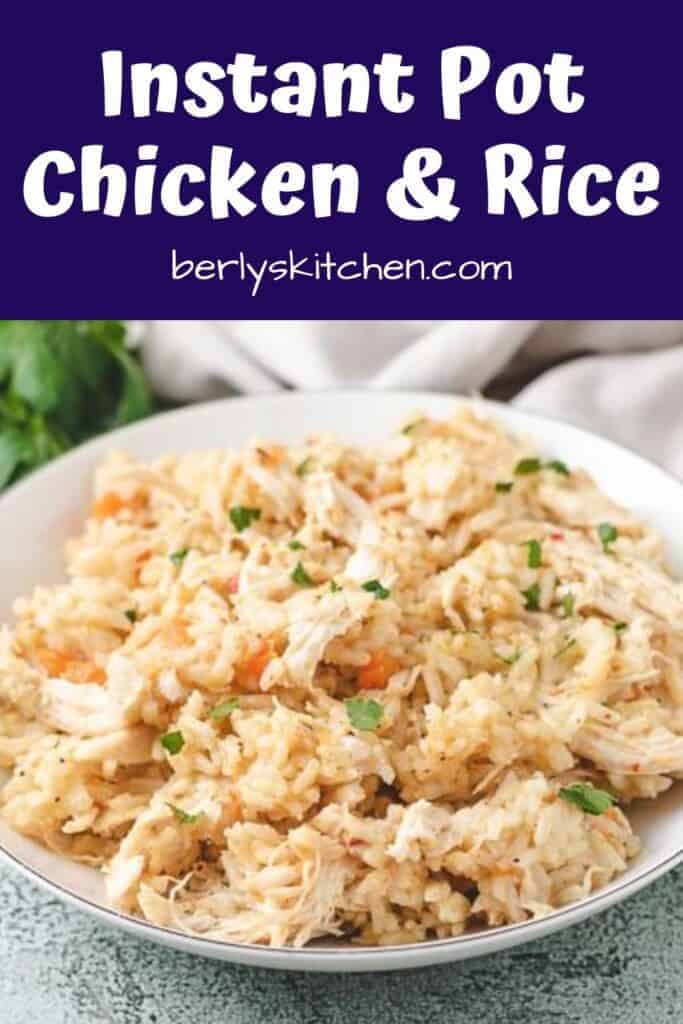 Instant Pot Chicken and Rice | Berly's Kitchen