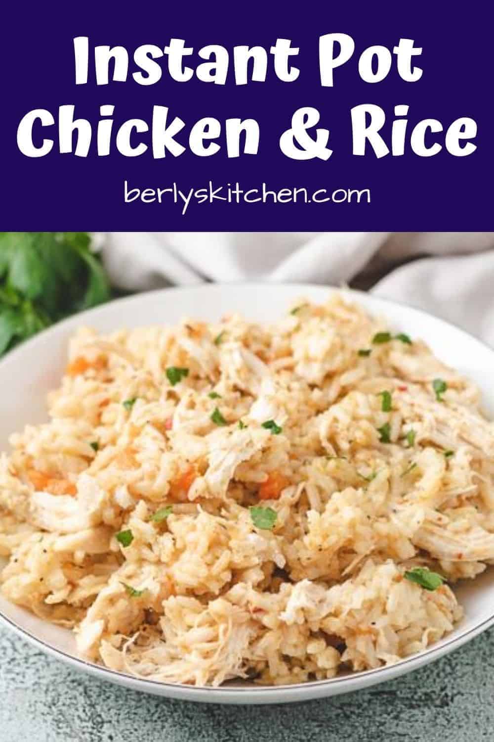 Instant Pot Chicken And Rice