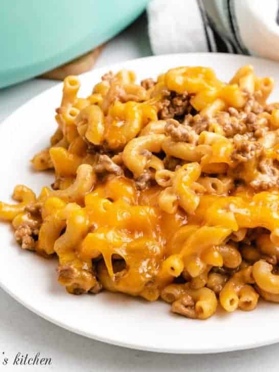 Cheesy Hamburger Rice Casserole