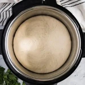 Puffy dough in the instant pot.