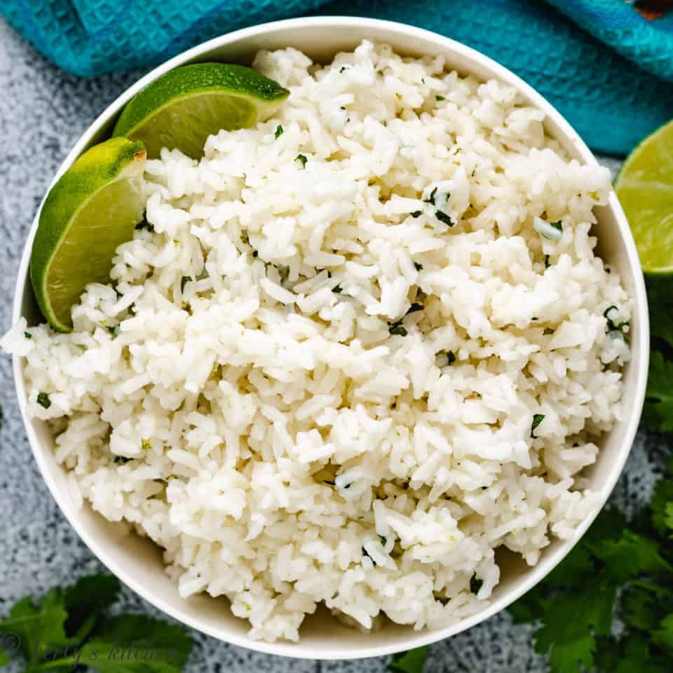 Easy Instant Pot Cilantro Lime Rice