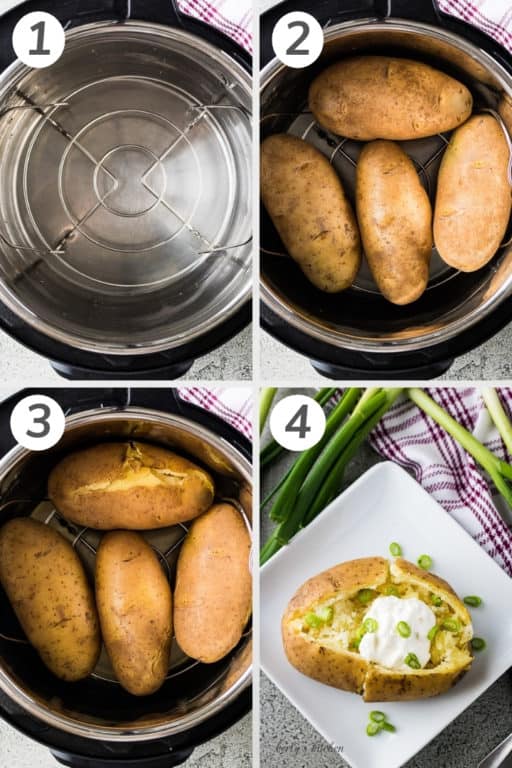 Easy Instant Pot Baked Potatoes – Berly's Kitchen