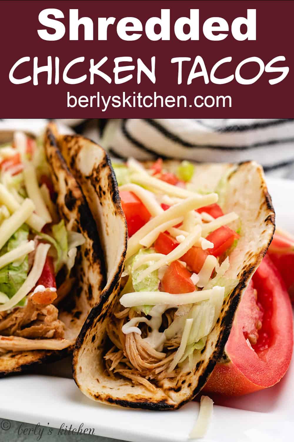 Slow Cooker Chicken Tacos | Berly's Kitchen