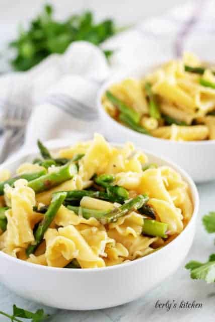 Garlic Asparagus Pasta Recipe