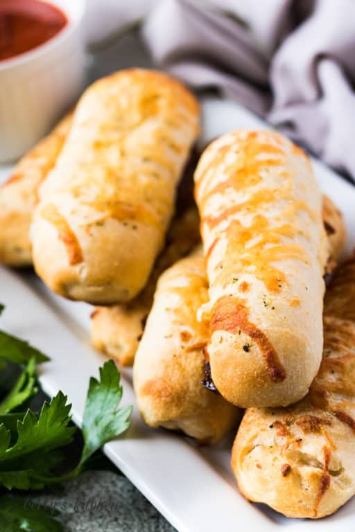 Easy Cheese Stuffed Breadsticks