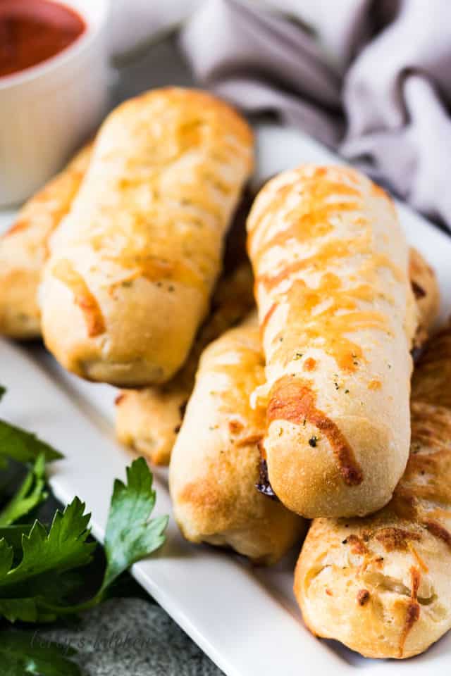 Easy Cheese Stuffed Breadsticks