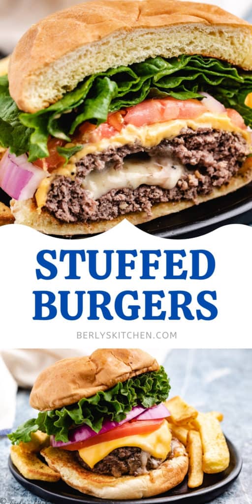 Cheese Stuffed Burgers