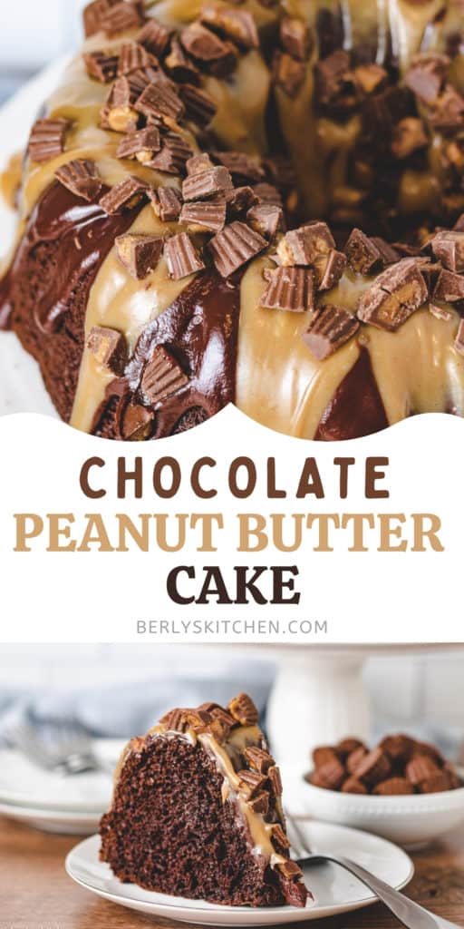Chocolate Peanut Butter Bundt Cake