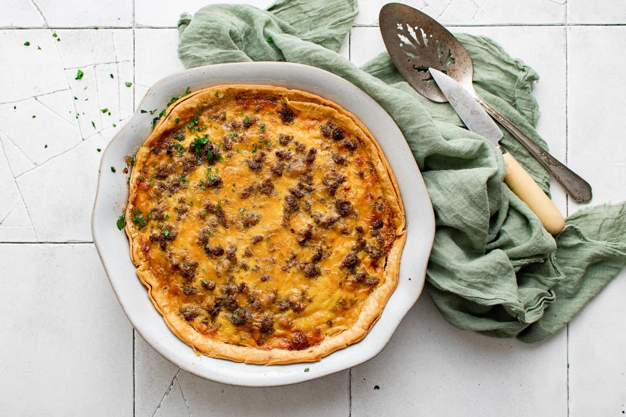 Easy Sausage Quiche Berly's Kitchen