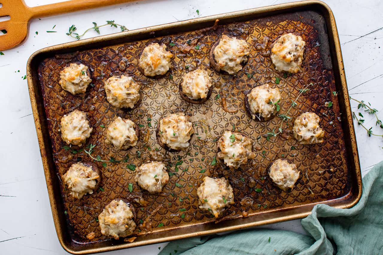 Sausage Stuffed Mushrooms | Berly's Kitchen