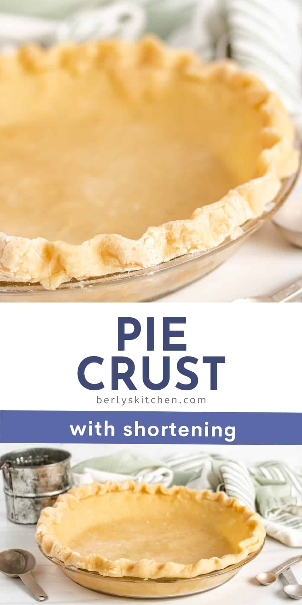 Pie Crust (with Shortening)