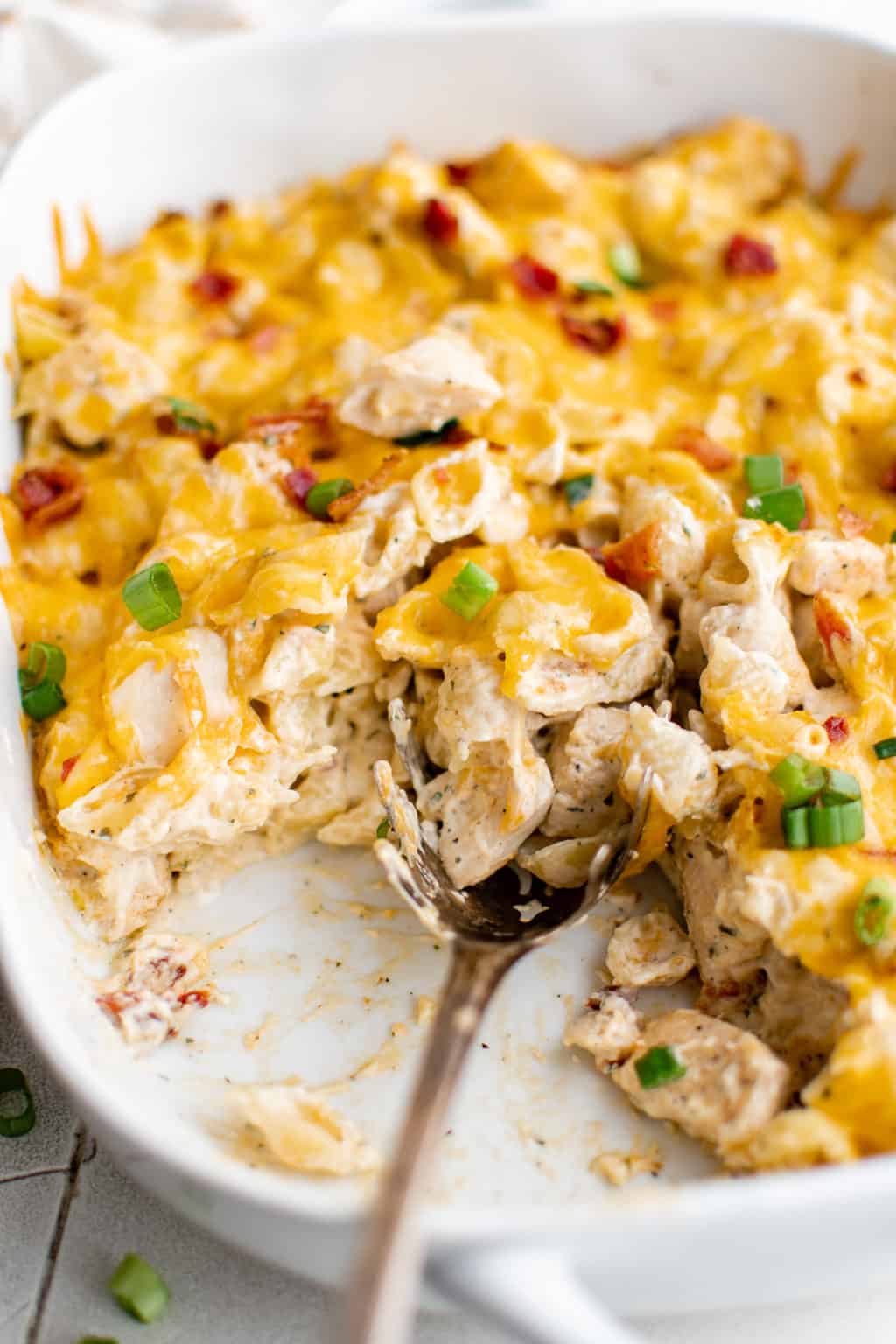 Chicken Bacon Ranch Casserole