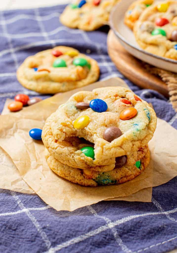 Salted Caramel and Crispy M&M'S Cookies