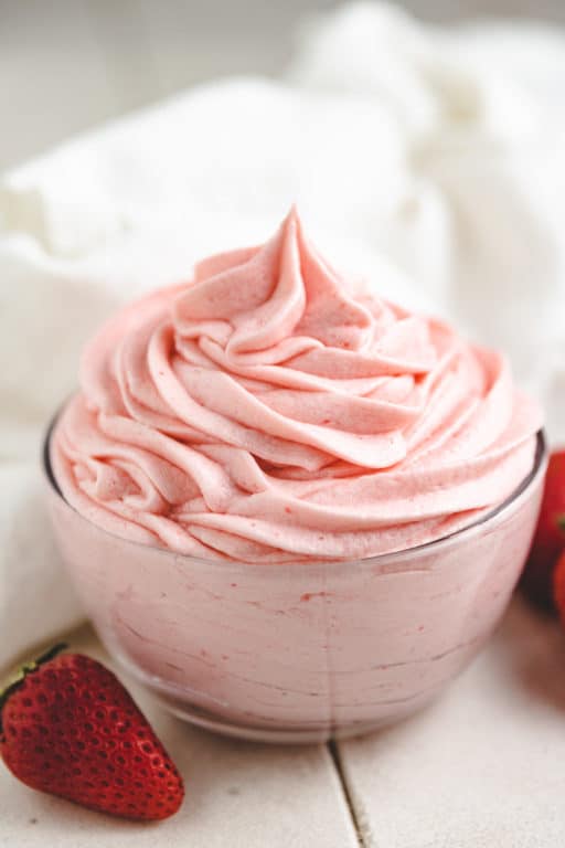 Fresh Strawberry Buttercream Frosting Recipe