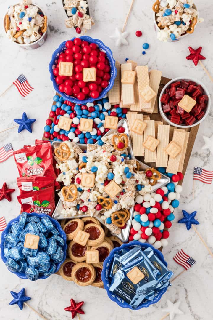 4th Of July Snack Board