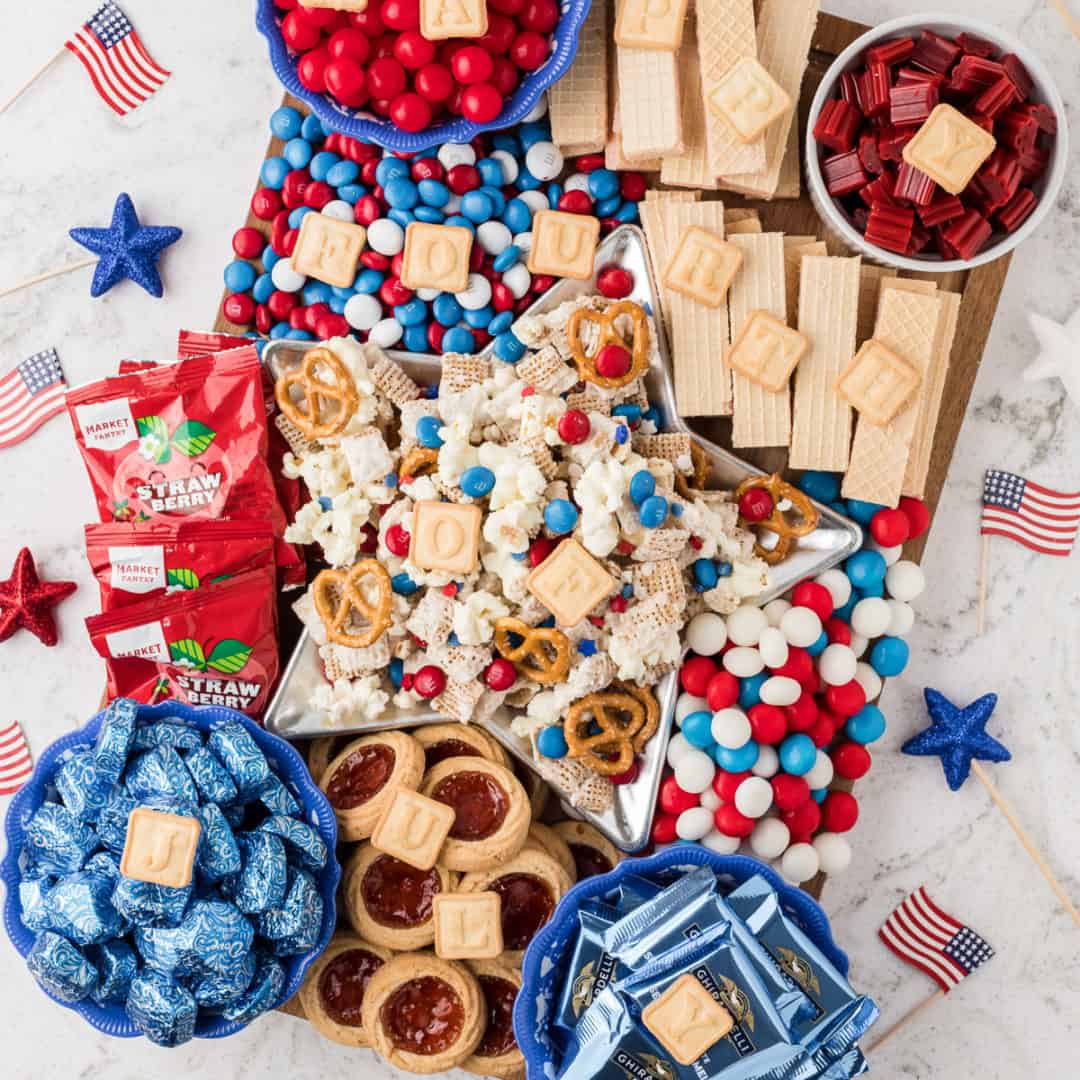 4th Of July Snack Board