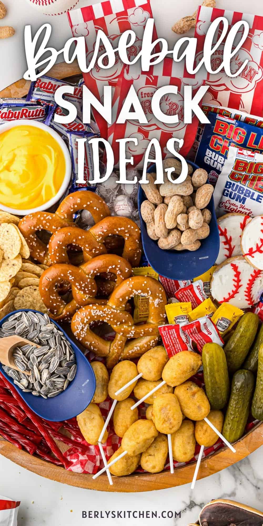 Baseball Snack Board   Baseball Snack Ideas Pin 