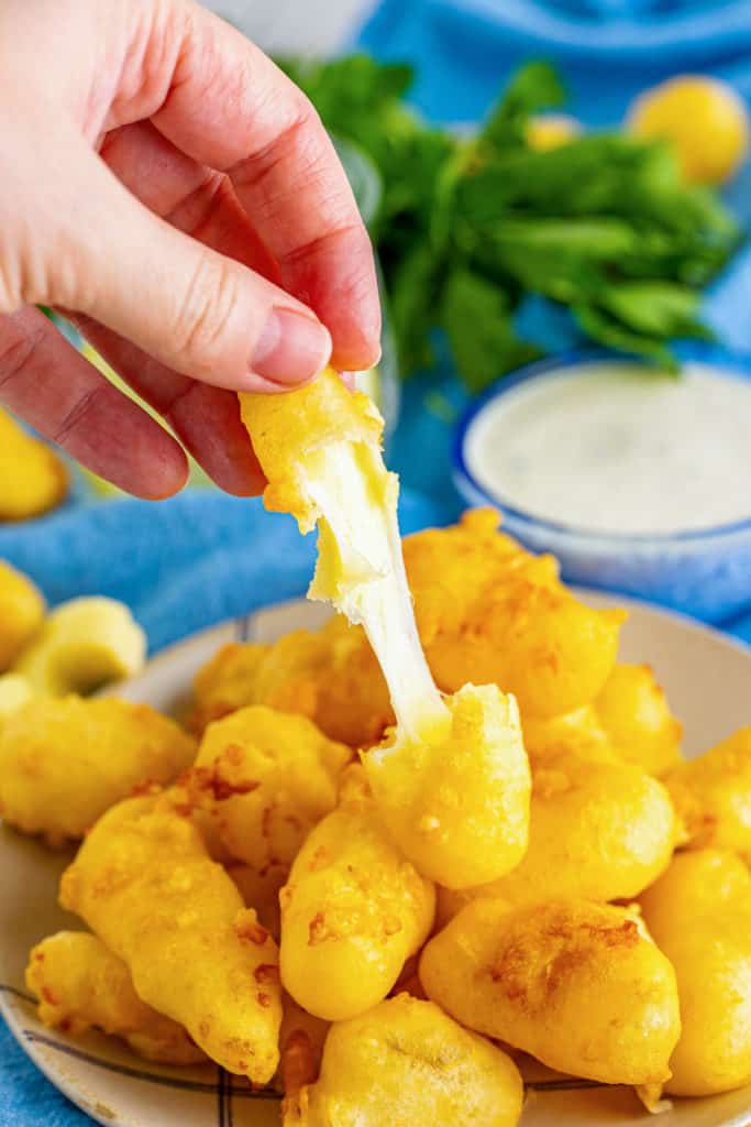 deep fat fried cheese curds