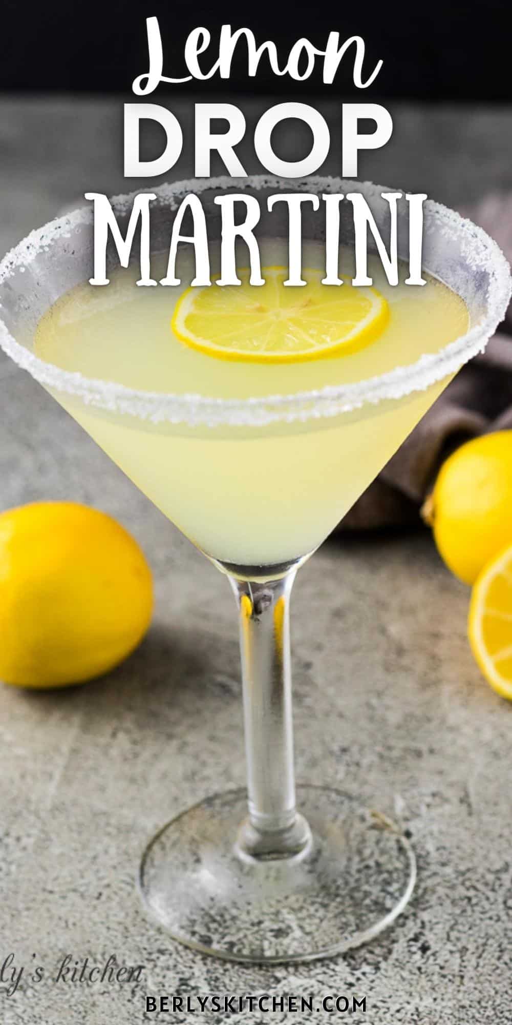 3 Ingredient Lemon Drop Martini