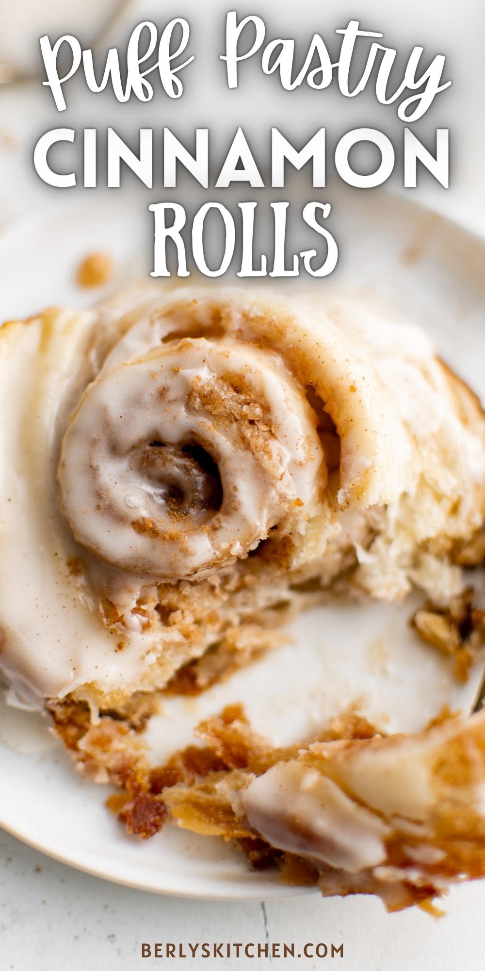 Puff Pastry Cinnamon Rolls