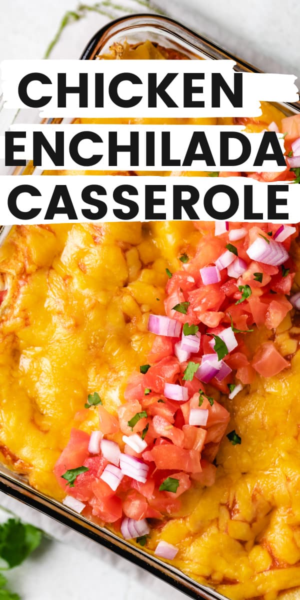 Layered Chicken Enchilada Casserole Recipe