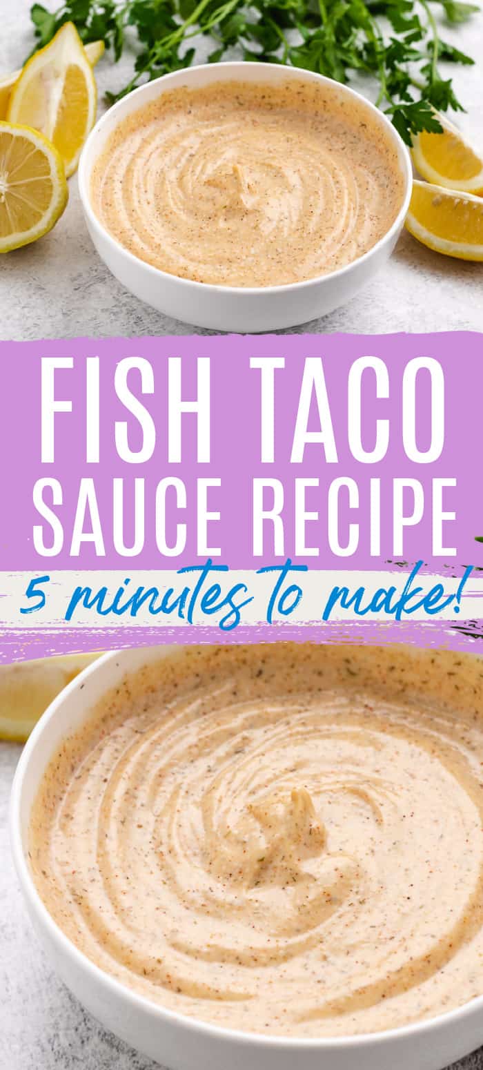 Fish Taco Sauce (No Sour Cream)