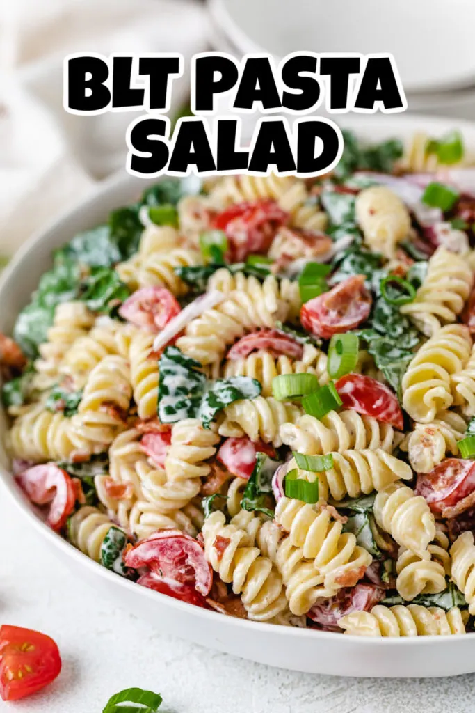 Easy BLT Pasta Salad Recipe with Ranch Dressing