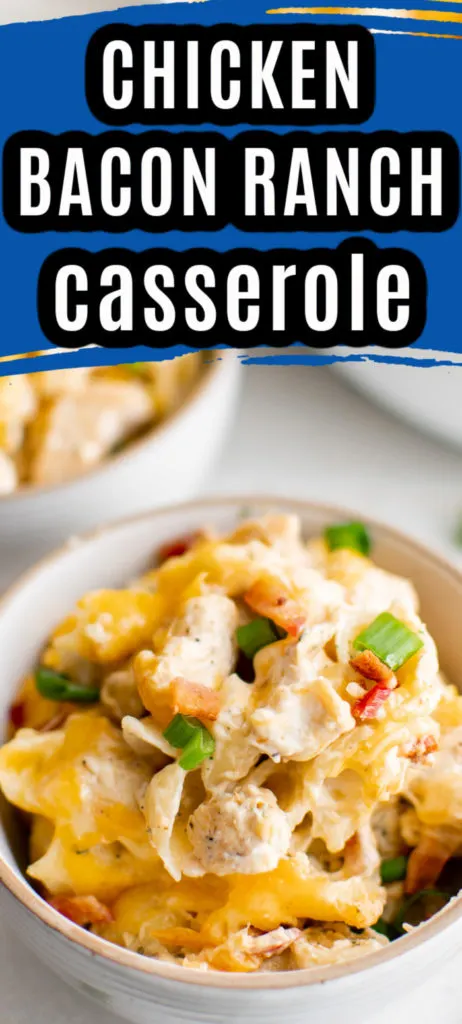 Easy Chicken Bacon Ranch Casserole Recipe with Cream Cheese