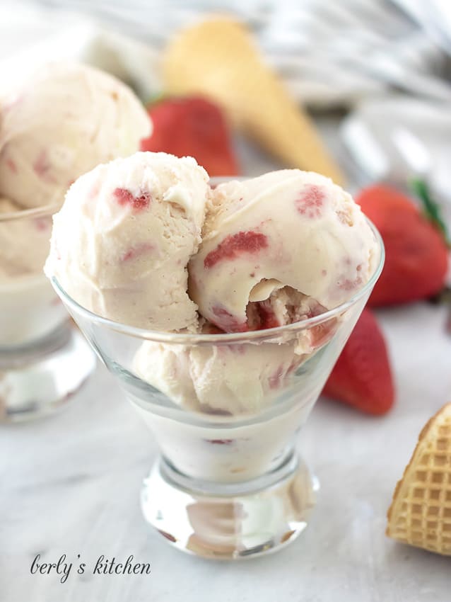 Strawberry Ice Cream - Barefeet in the Kitchen