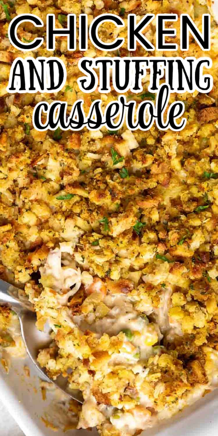 Chicken And Stuffing Casserole