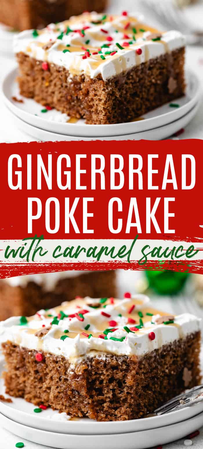 Gingerbread Poke Cake