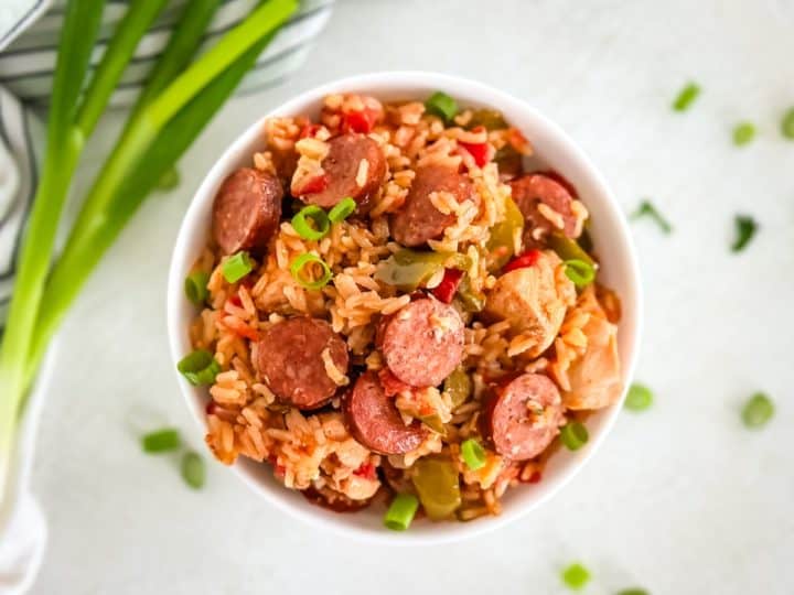 Stove Top Chicken And Sausage Jambalaya