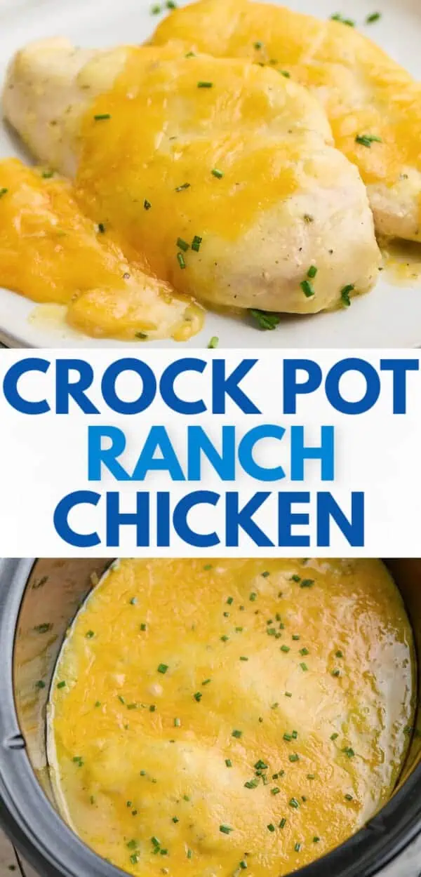 Slow cooker ranch chicken casserole, a flavorful option for crockpot dishes and easy crockpot dinners.